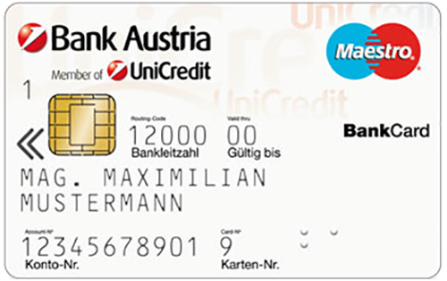 Bank Austria Online-Konto